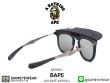 แว่นกันแดด A BATHING APE x PARASITE BAPR001 GN Matte Black w/cap Limited Edition