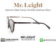 Mr.Leight Marmont S Black Tortoise 12K White Gold/Green Mirror