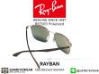 แว่นตา Rayban RB3569 90049A Silver top black/Green polarized