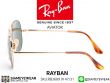 แว่นกันแดด RAYBAN AVIATOR RB3689 914731