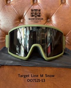 Oakley Goggle Target Line M Snow OO7121-13 Dark Brush/Dark Grey