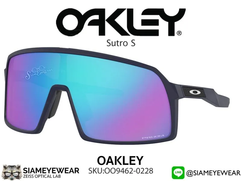 102_1763259086_8417 แว่นกันแดด Oakley Sutro S OO9462-02 Matte Navy/Prizm Sapphire แว่น Oakley แท้