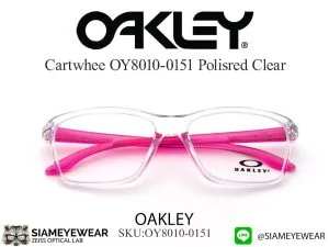 กรอบแว่นสายตา Oakley Junior Cartwheel OY8010-0151 Polished Clear แว่น Oakley แท้