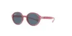 แว่นกันแดด Rayban Junior RJ9075S 709887 Fuchsia on Rubber Pink/Dark Grey แว่น Rayban แท้