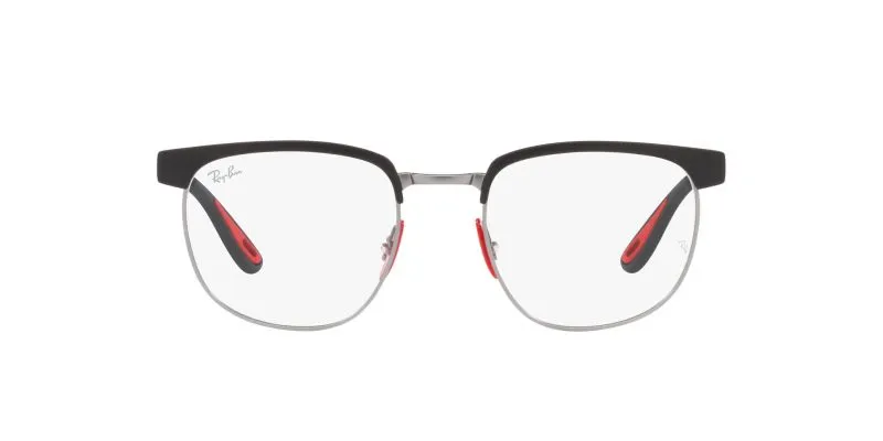 149_1763259179_5688 กรอบแว่นสายตา Rayban Optic Ferrari RX3698VM F073 Black on Gunmetal แว่น Rayban แท้