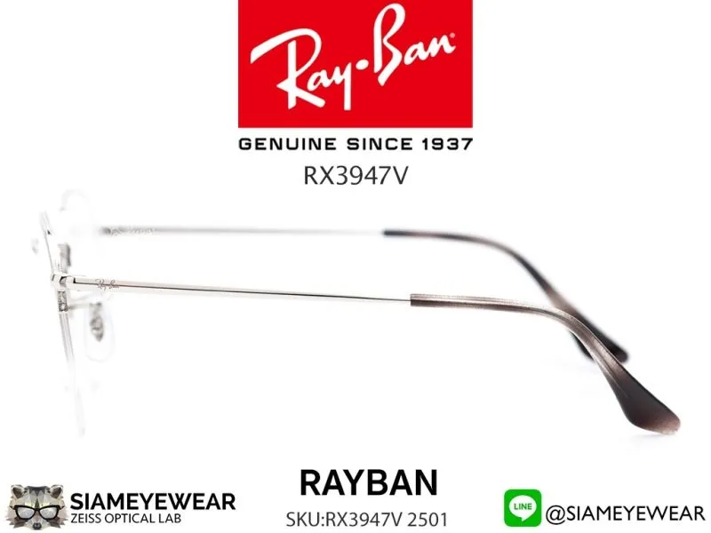 Rayban Optic Round Gaze RX3947V 2501 Silver - 4