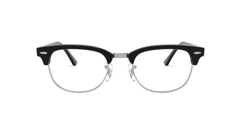 155_1763259188_3930 กรอบแว่นสายตา Rayban Optic Clubmaster RX5154 2000 Black แว่น Rayban แท้