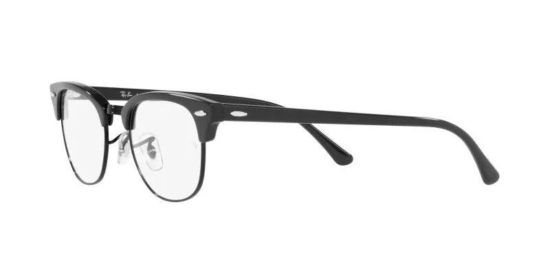 Rayban Optic Clubmaster RX5154 8232 Grey on Black - 3