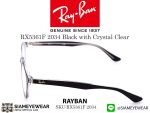 Rayban Optic RX5361F 2034 Black/Crystal Clear - 4