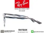 Rayban Optic RX5369F 5750 Striped Blue Grey - 4