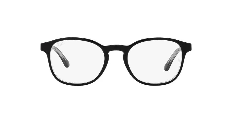 161_1763259198_4042 กรอบแว่นสายตา Rayban Optic RX5417F 2034 Black on Transparent แว่น Rayban แท้