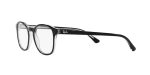 Rayban Optic RX5417F 2034 Black on Transparent - 3
