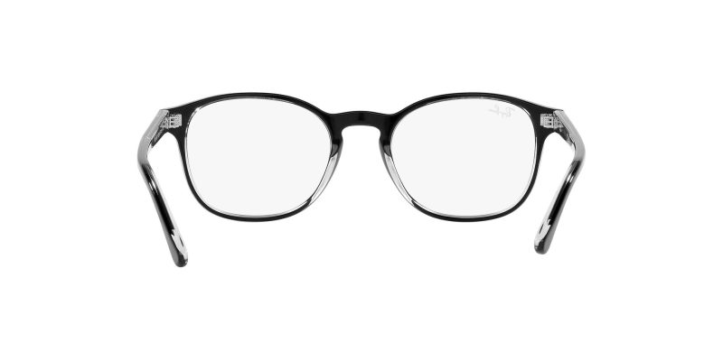 Rayban Optic RX5417F 2034 Black on Transparent - 5