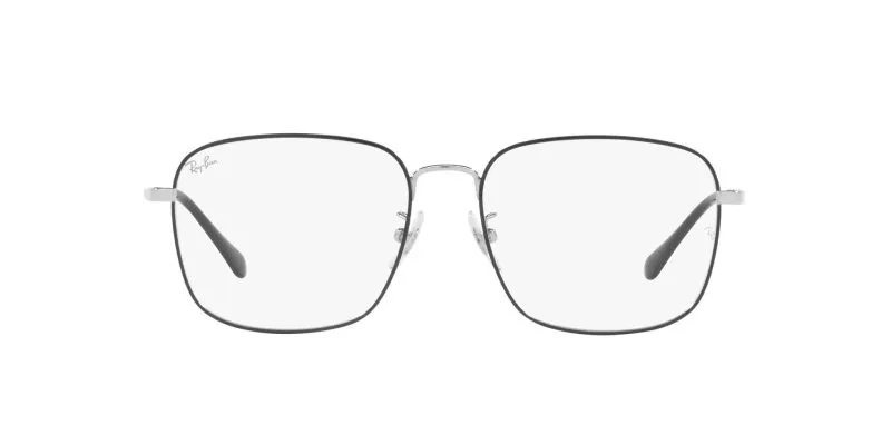 170_1763259214_2689 กรอบแว่นสายตา Rayban Optic RX6474D 2983 Black on Silver แว่น Rayban แท้