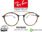 Rayban Optic LightRay RX7111 5692 Matte Havana - 2