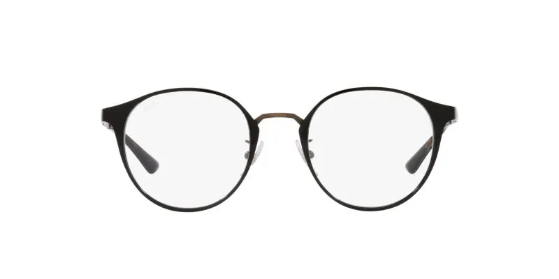 กรอบแว่นสายตา Rayban Optic Tech Titanium RX8770D 3151 Black on Antique Copper แว่น Rayban แท้