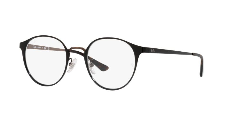 Rayban Optic Tech Titanium RX8770D 3151 Black on Antique Copper - 2