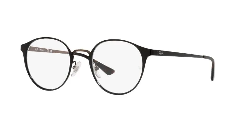 Rayban Optic Tech Titanium RX8770D 3151 Black on Antique Copper - 2