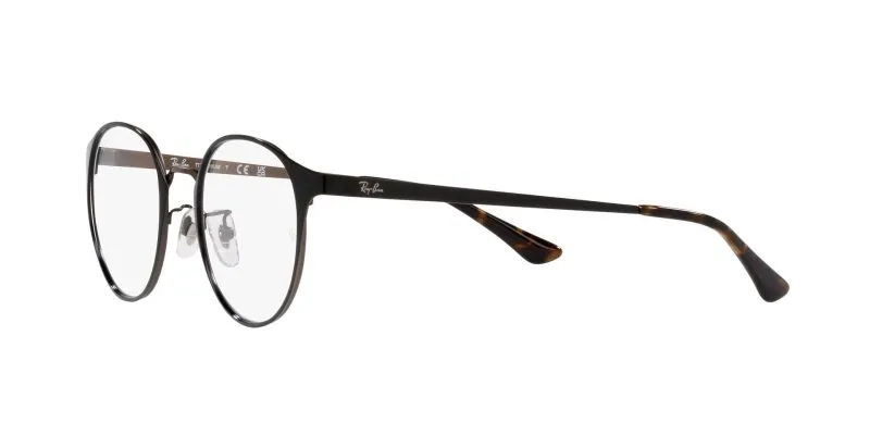 Rayban Optic Tech Titanium RX8770D 3151 Black on Antique Copper - 3