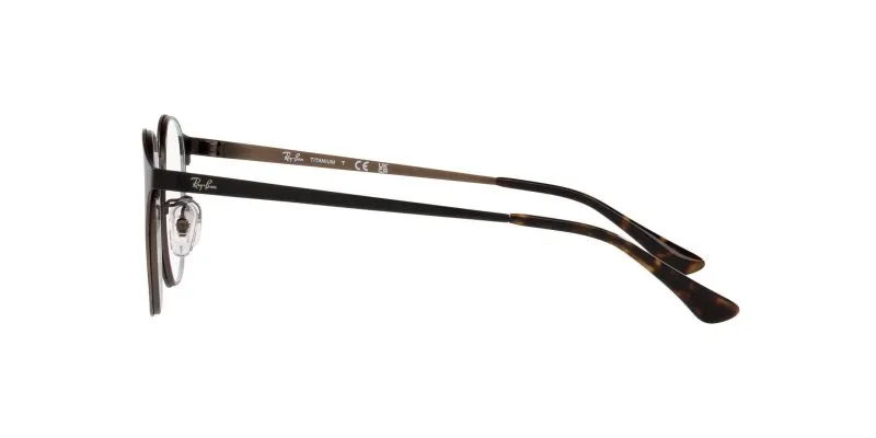 Rayban Optic Tech Titanium RX8770D 3151 Black on Antique Copper - 4