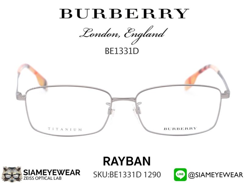 Burberry Optic Titanium BE1331D 1290 Silver