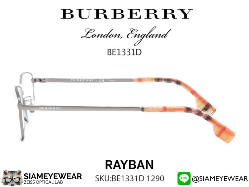 Burberry Optic Titanium BE1331D 1290 Silver - 4