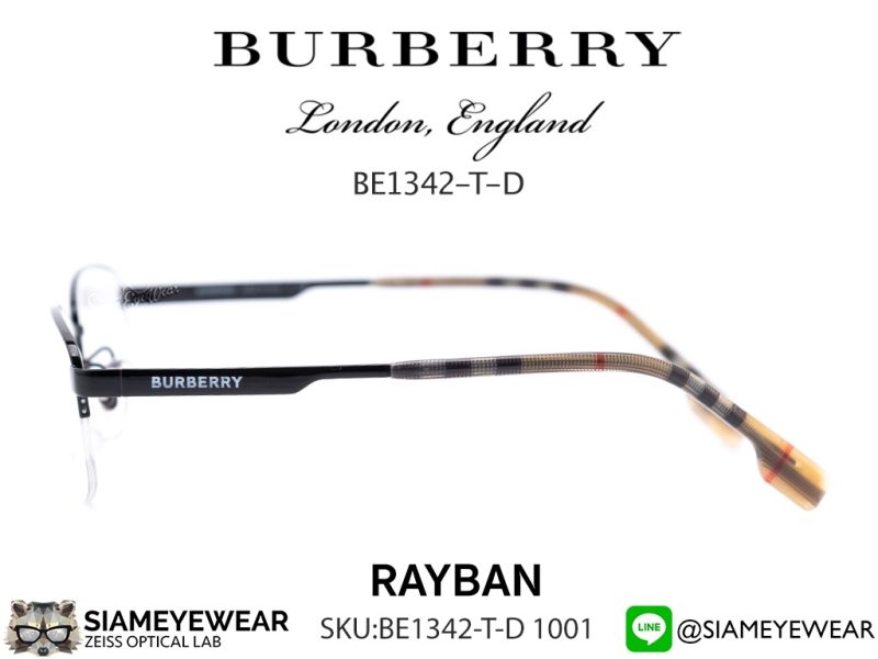 Burberry Optic BE1342TD 1001 Black - 4