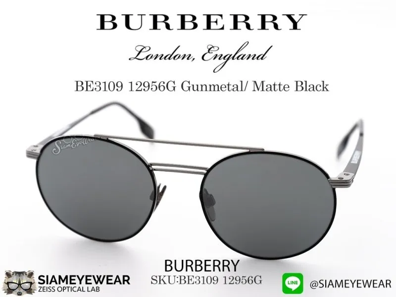 212_1763259297_5549 แว่น Burberry Sun BE1309 12956G Matte Black/Grey Silver Mirror แว่นตาแท้