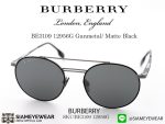 Burberry Sun BE1309 12956G Matte Black/Grey Silver Mirror - 4