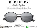 Burberry Sun BE1309 12956G Matte Black/Grey Silver Mirror - 5