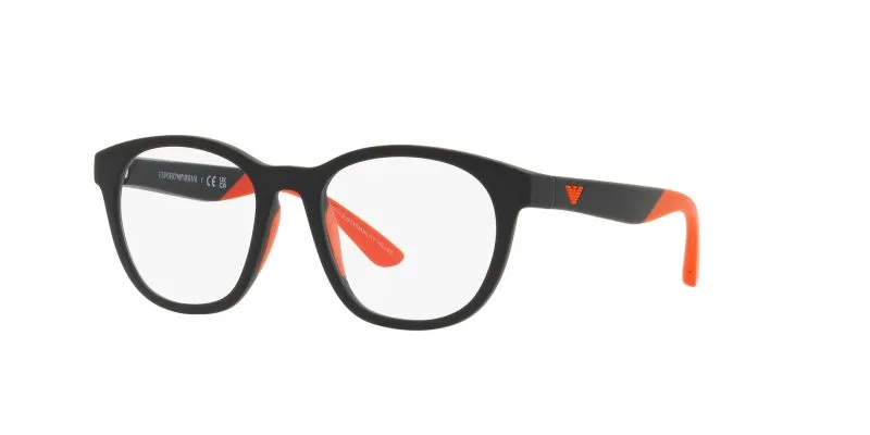 Emporio Armani Optic EK4001F 50011W Matte Black with clip on - 2