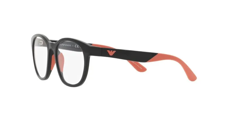 Emporio Armani Optic EK4001F 50171W Shiny Black with clipon - 3