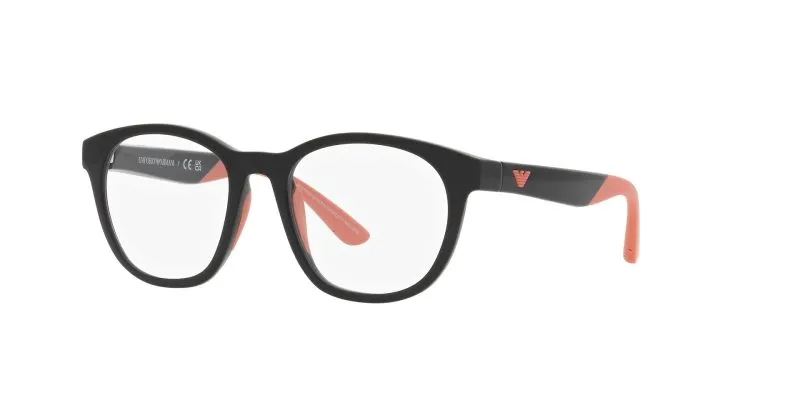 Emporio Armani Optic EK4001F 50171W Shiny Black with clipon - 2