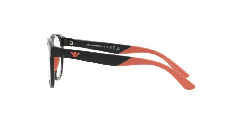 Emporio Armani Optic EK4001F 50171W Shiny Black with clipon - 4