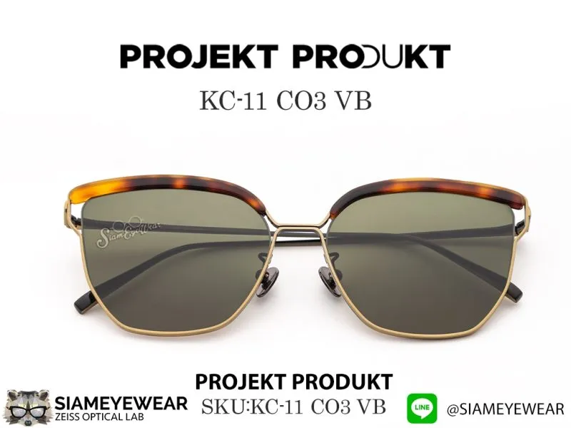 Projekt Produkt KC11 C03VB Matte Gold/Havana on top - 5