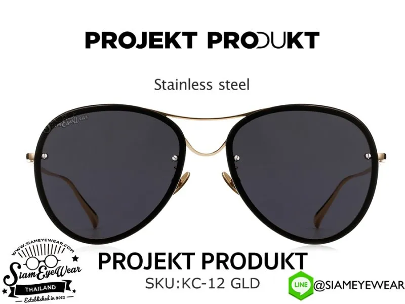 226_1763259323_1565 แว่น Projekt Produkt KC12 CGLD Gold แว่นตาแท้