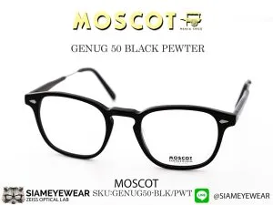 แว่น Moscot Genug 50 Black/Pewter แว่นตา Moscot แท้