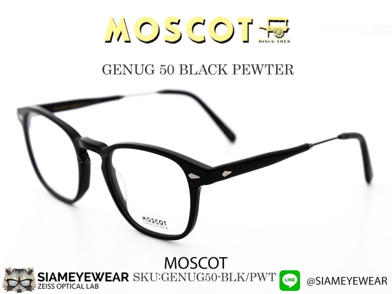 Moscot Genug 50 Black/Pewter - 2