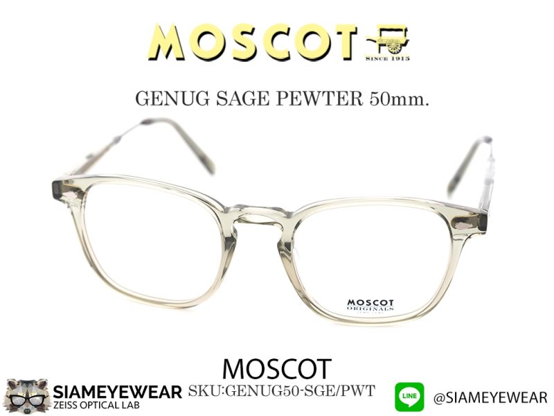 Moscot Genug 50 Sage/Pewter - 2