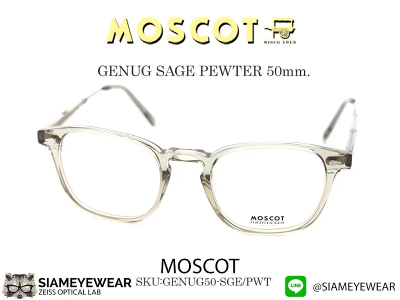 Moscot Genug 50 Sage/Pewter - 2