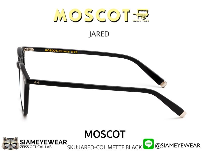 Moscot Jared 47 Matte Black - 3