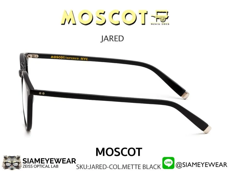 Moscot Jared 47 Matte Black - 3