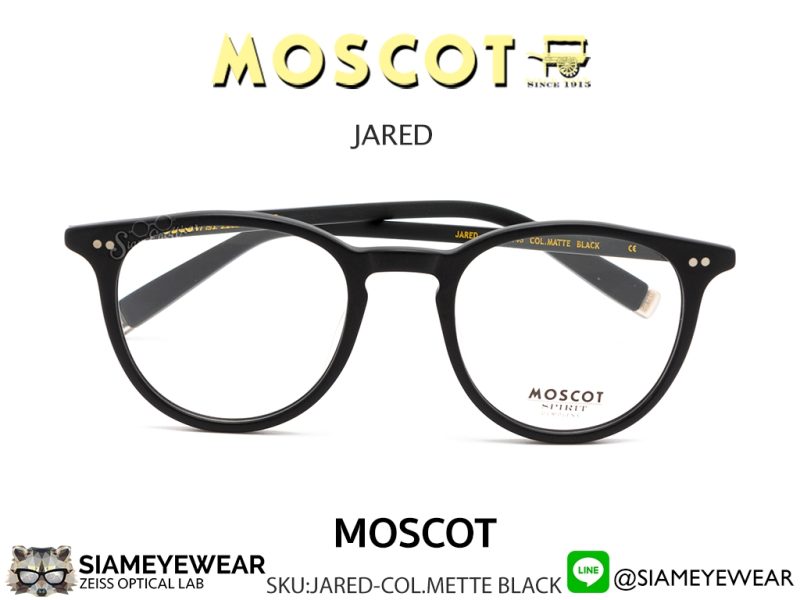 Moscot Jared 47 Matte Black - 5