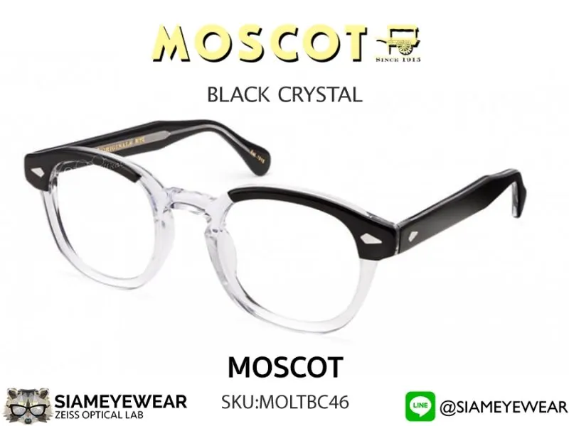Moscot Lemtosh 46 Black Crystal - 2