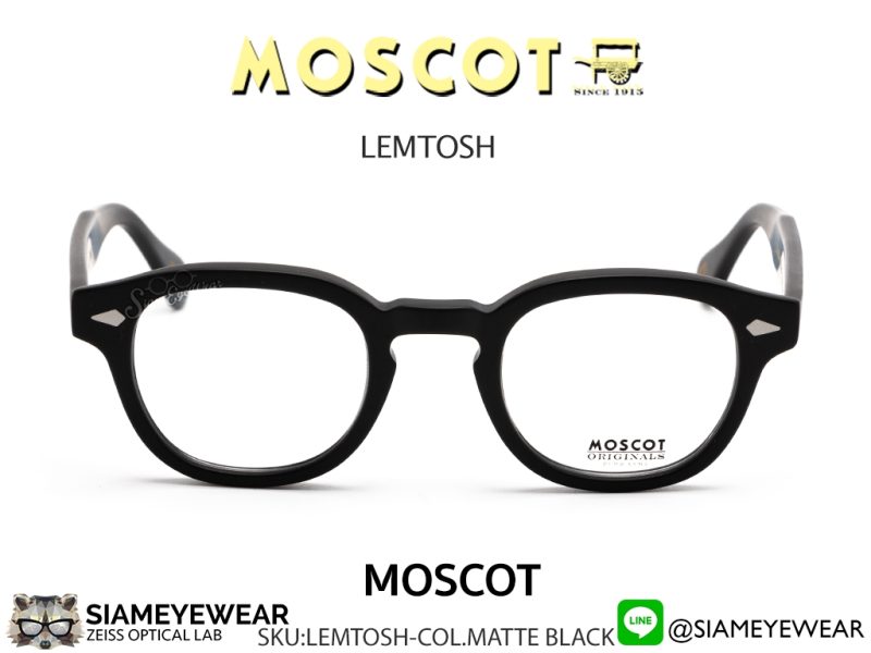 Moscot Lemtosh 46 Matte Black - 5