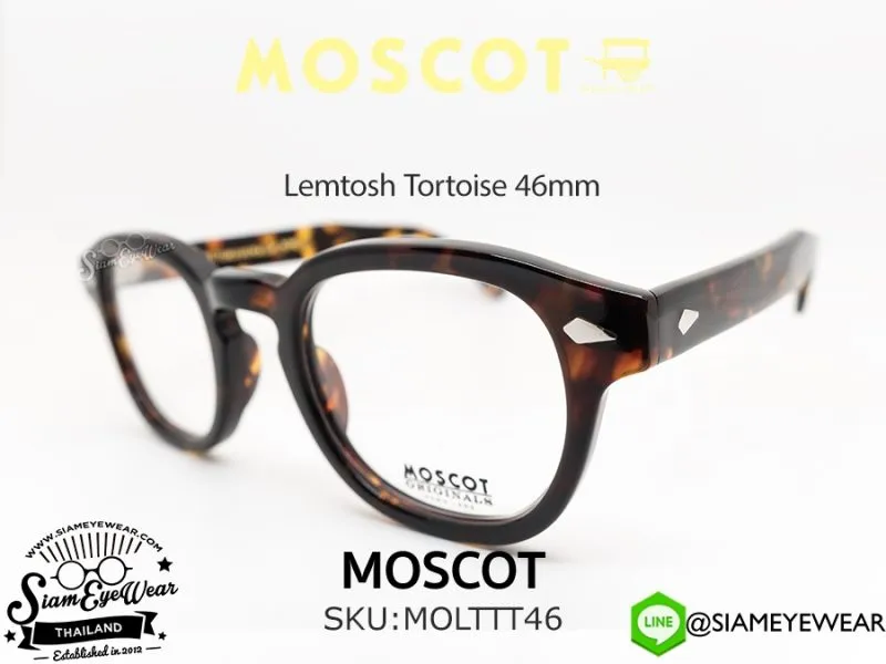 แว่น Moscot Lemtosh 46 Tortoise แว่นตา Moscot แท้