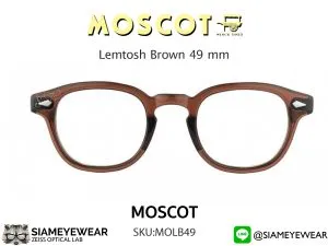 แว่น Moscot Lemtosh 49 Brown แว่นตา Moscot แท้