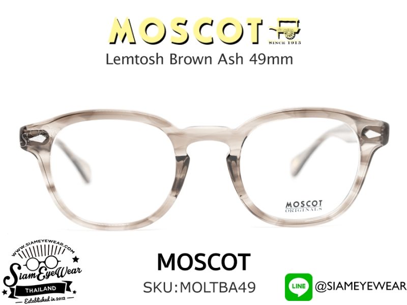 Moscot Lemtosh 49 Brown Ash - 4