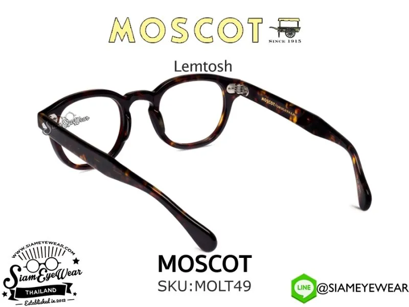 Moscot Lemtosh 49 Tortoise - 3