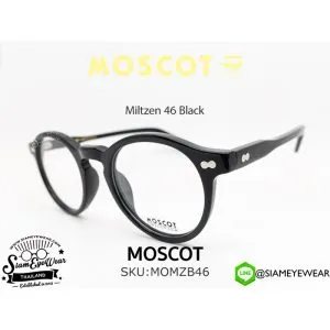 แว่น Moscot Miltzen 46 Black แว่นตา Moscot แท้